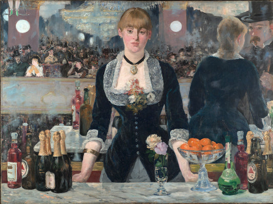 ZZ-A Bar at the Folies-Bergère 1888 by Edouard Manet - Through Filters