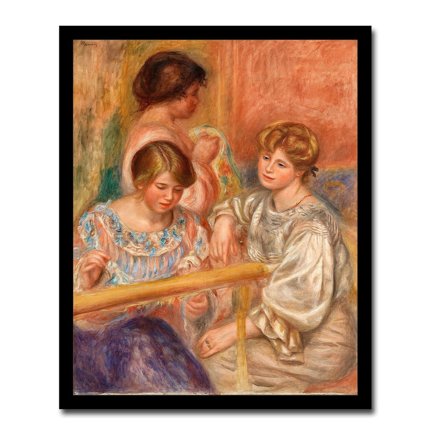 Cup of Chocolate by Pierre Renoir- Buy Print Only or Mounted with Choice of Accent Color