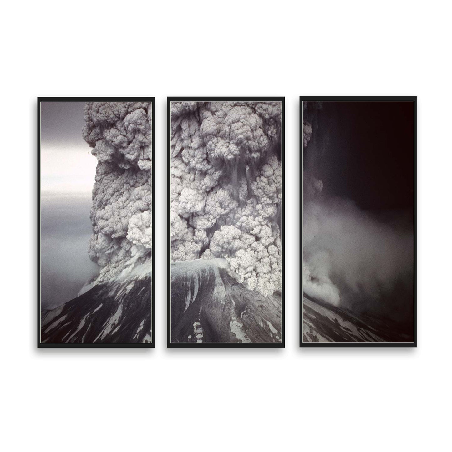Mount St. Helens Eruption  | Choose Style | Size & Trim Color