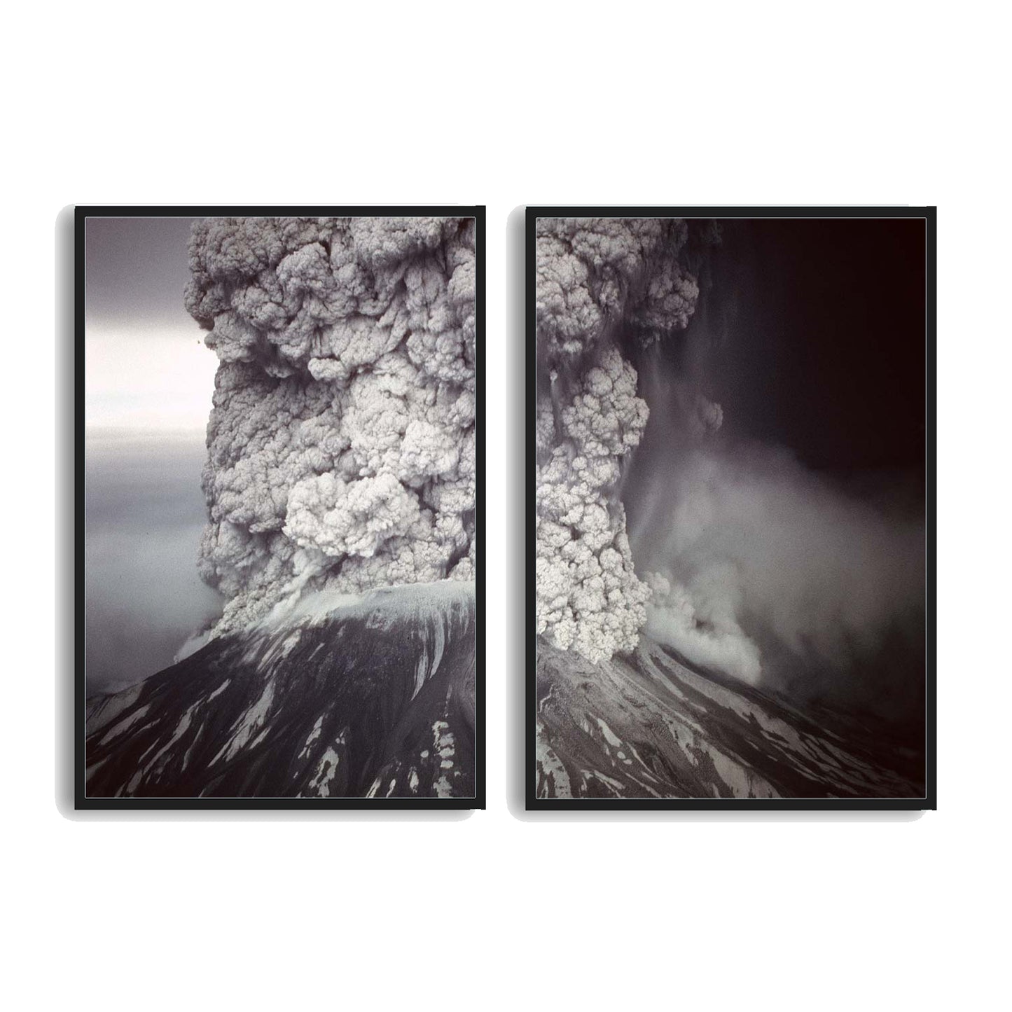 Mount St. Helens Eruption  | Choose Style | Size & Trim Color