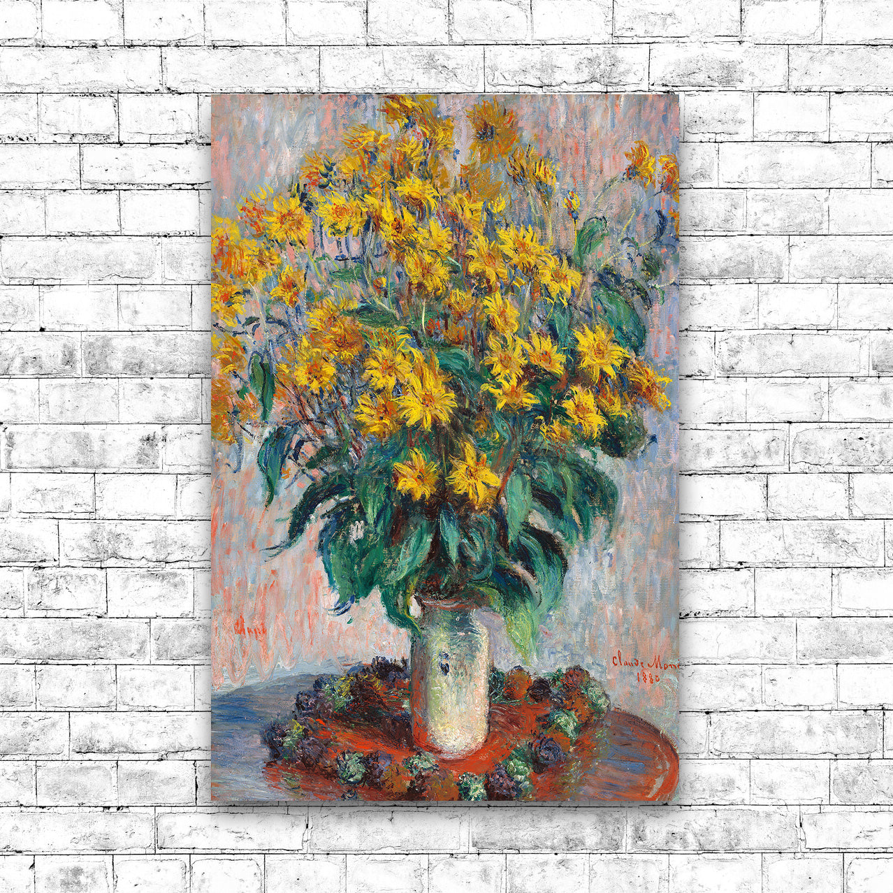 Jerusalem Artichoke Flowers (1880) by Claude Monet