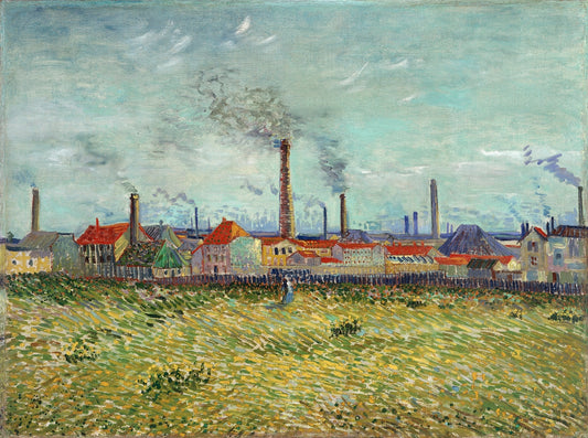 Factories at Clichy (1887) by Vincent van Gogh