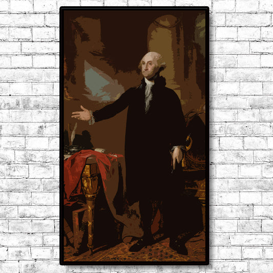 ZZ-Portrait of George Washington by Stuart Lansdowne - Through Filters