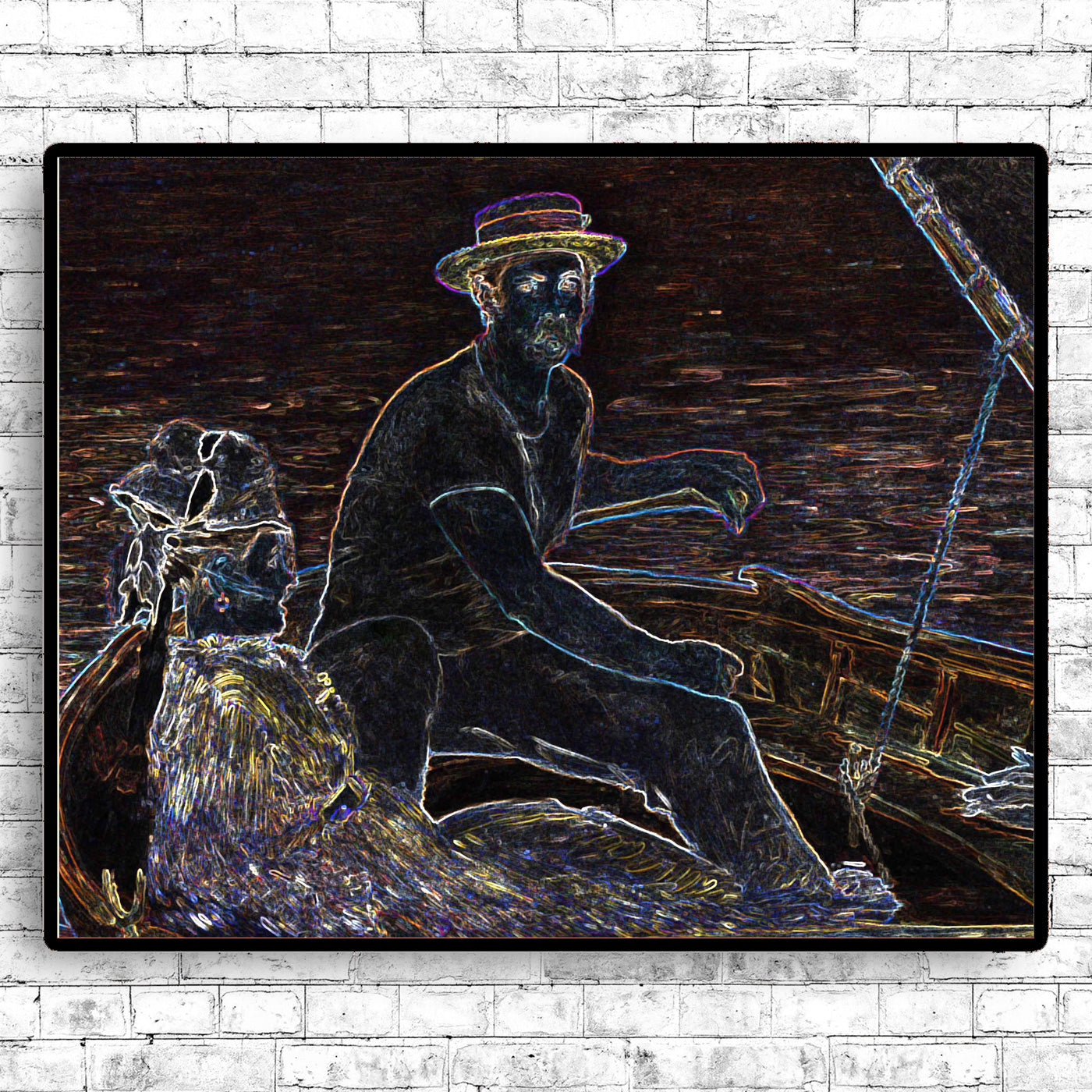 ZZ-Boating by Edourd Manet 1879 - Through Filters