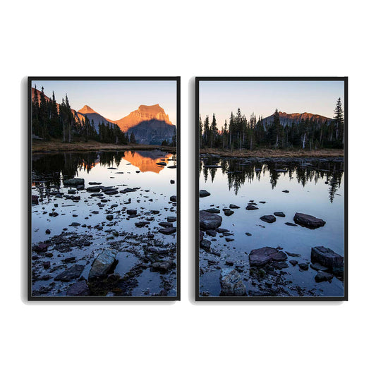 Suns Last Light| Multi-Paneled Prints | Choose Number of Panels| Total Size & Accent Color