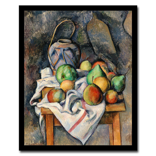 Ginger Jar by Paul Cezanne - Buy Print Only or Mounted with Choice of Accent Color