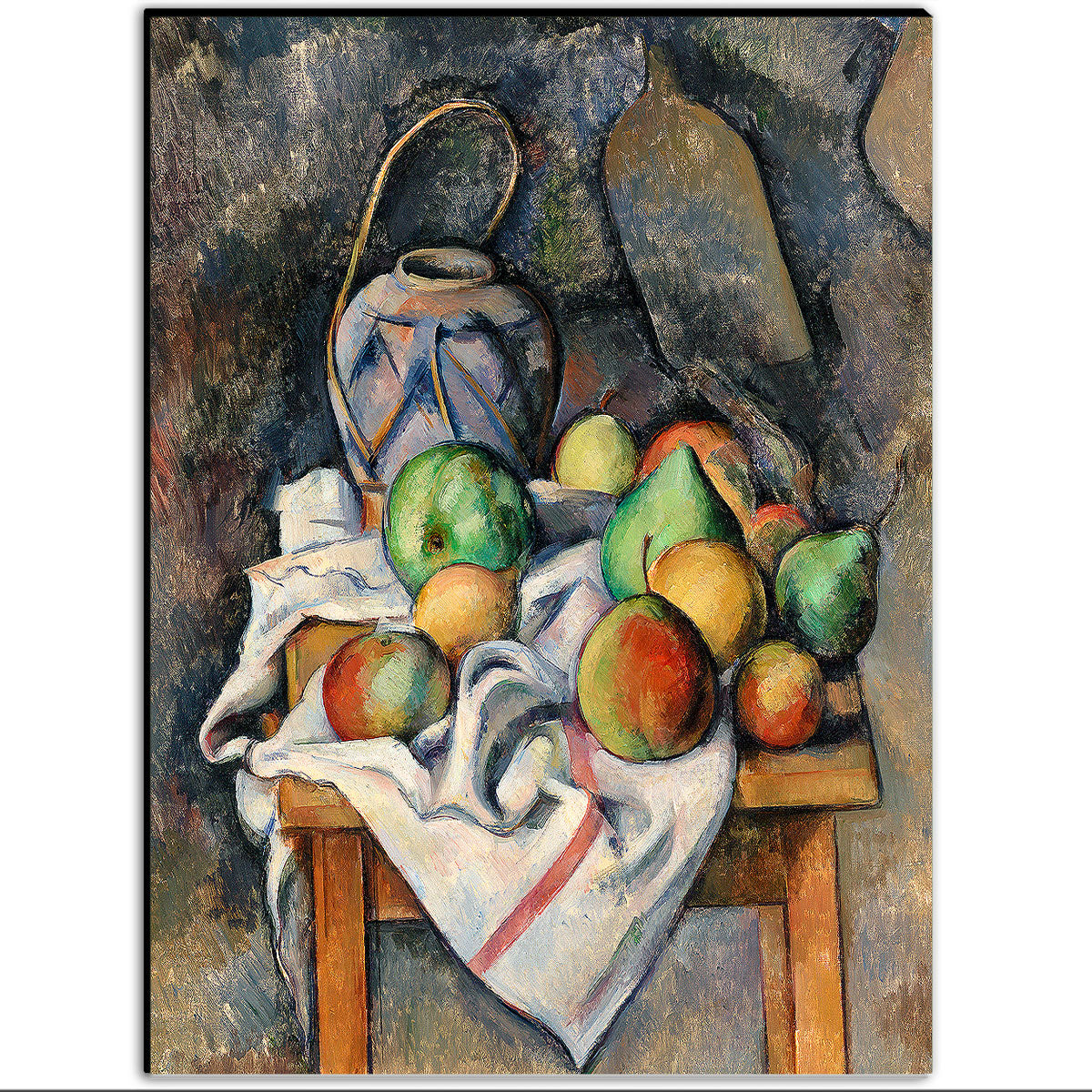 Ginger Jar by Paul Cezanne - Buy Print Only or Mounted with Choice of Accent Color