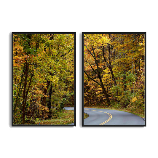 Great Smokey Mountains| Multi-Paneled Prints | Choose Number of Panels| Total Size & Accent Color