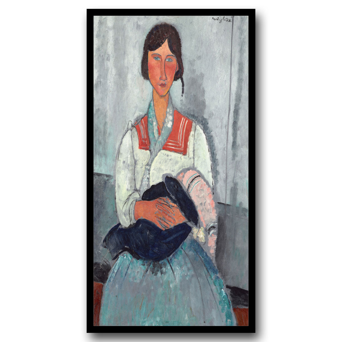 Gypsy Woman with Baby by Amedeo Modiglian