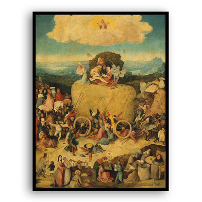 Haywain by Hieronymus Bosch  | Choose Style | Size & Trim Color