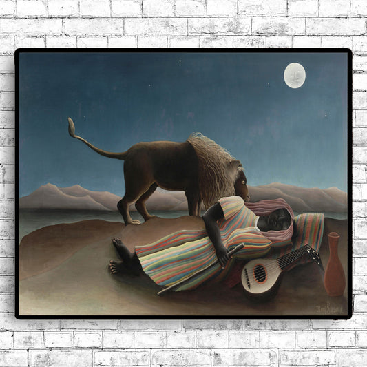 zz-Sleeping Gypsy by Henri Rousseau - Through Filters