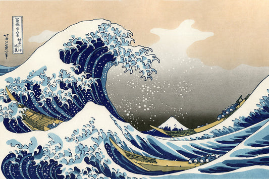 The Great Wave at Kanagawa by Hokusai