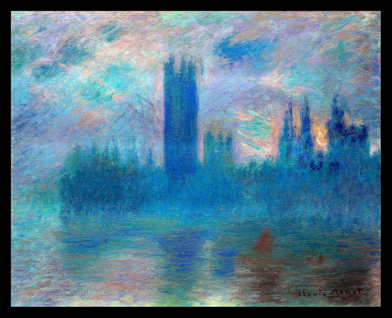 Houses of Parliament, London (1900–1901) by Claude Monet