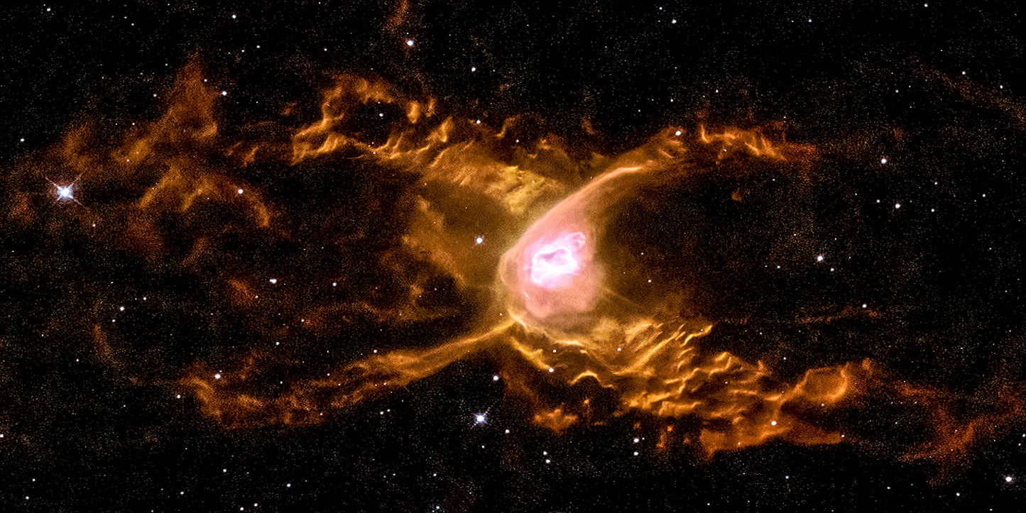 Web of Giant Red Spider Nebula