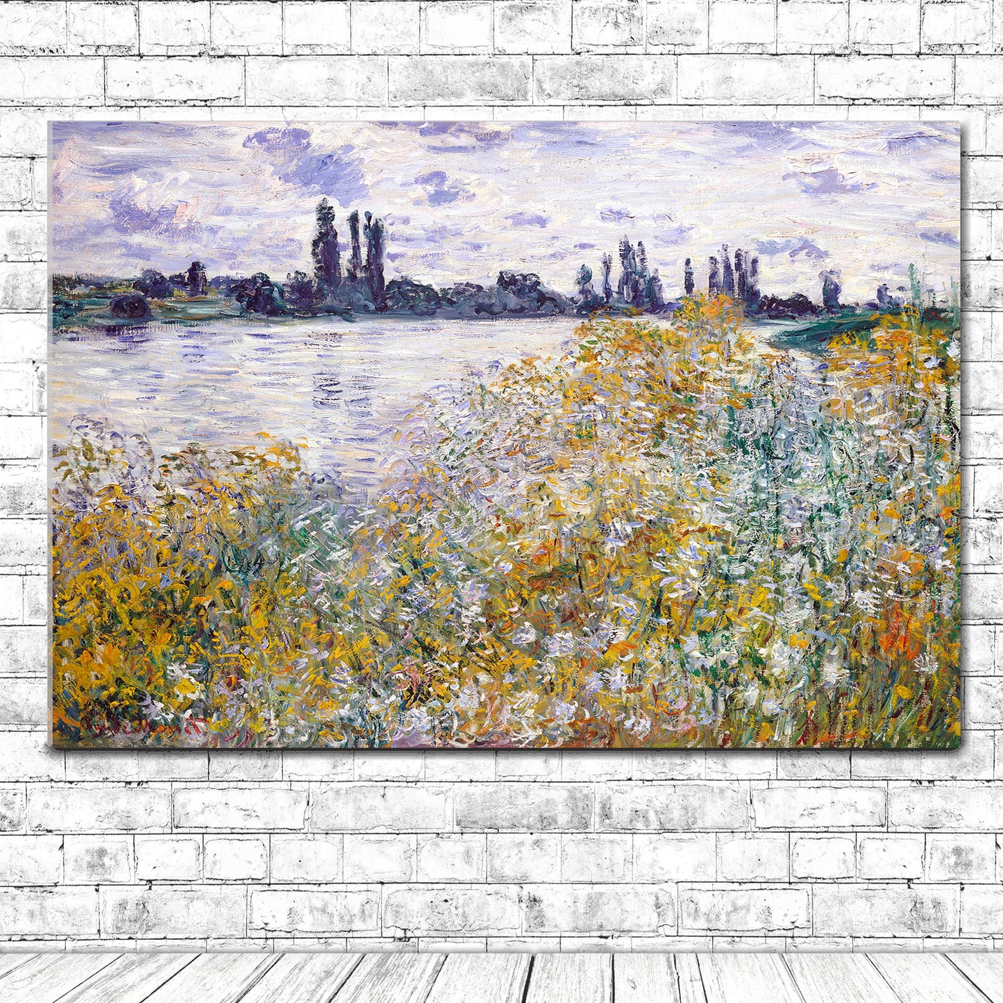 Ile aux Fleurs near Vetheuil (1880) by Claude Monet
