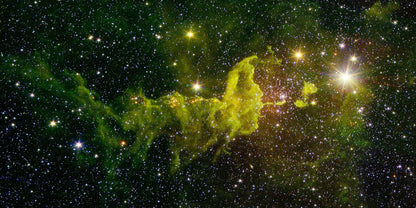 Fantastic Green Nebula  | Choose Style | Size & Trim Color