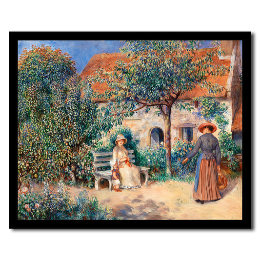 In Brittany (En Bretagne) (1886)by Pierre Renoir - Buy Print Only or Mounted with Choice of Accent Color