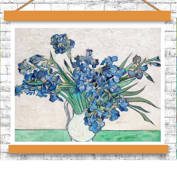 Irises (1890) by Vincent van Gogh