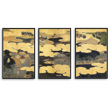 Japanese View of Ama No Hashidate (17th-century)  | Choose Style | Size & Trim Color