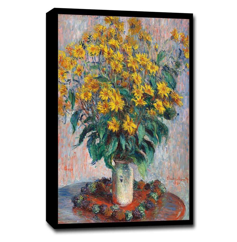 Jerusalem Artichoke Flowers (1880) by Claude Monet