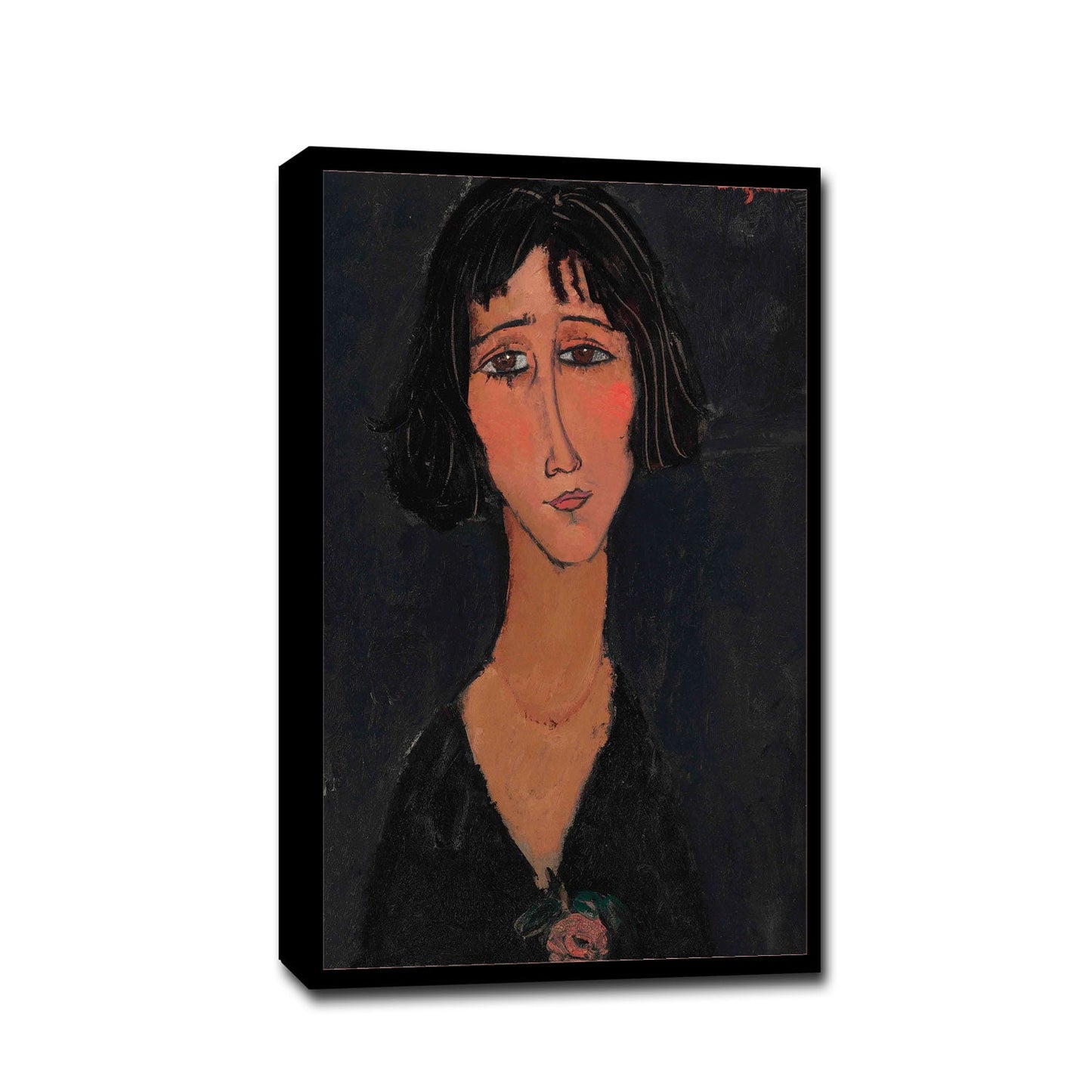 Jeune femme a la rose by Amedeo Modilian