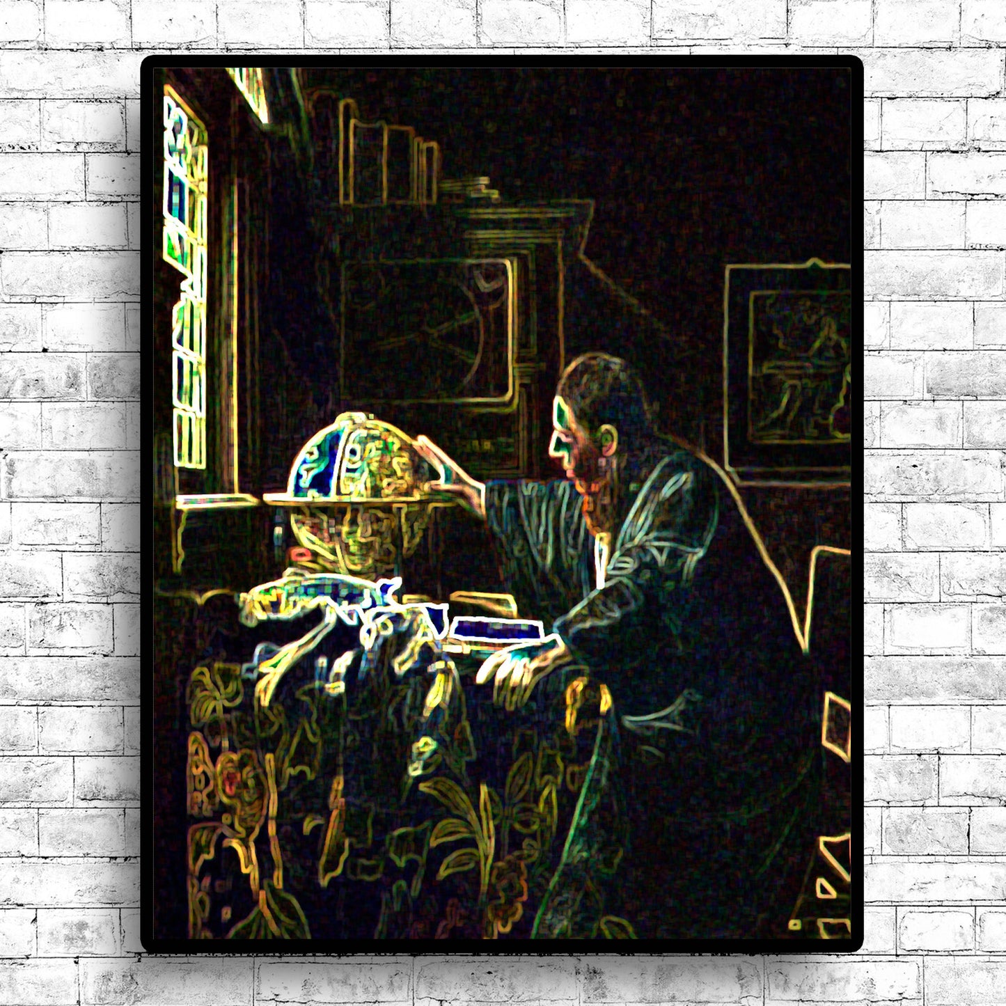 zz-The Astronomer by Johannes Vermeer 1662 - Through Filters