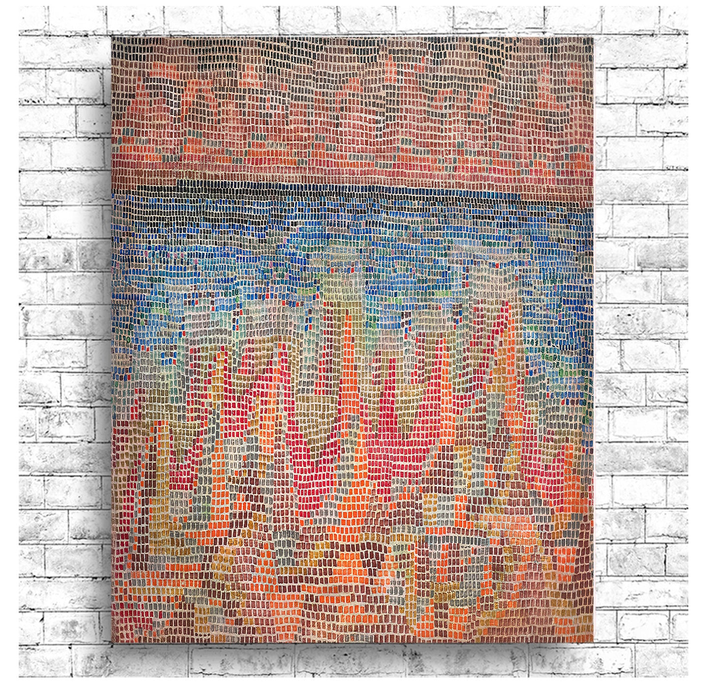 Klee Klippen am Meer by Paul Klee - Buy Print Only or Mounted with Choice of Accent Color