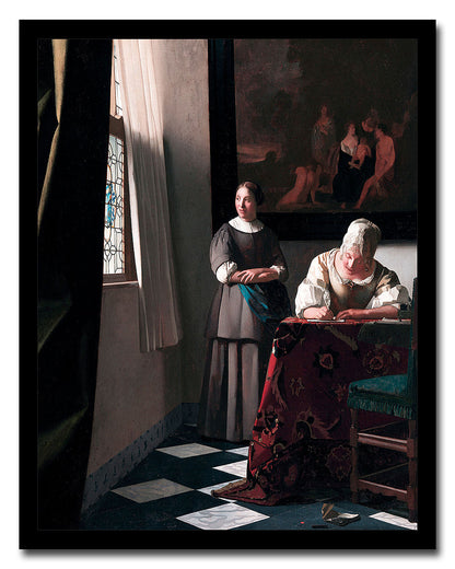 Mistress and Maid (ca. 1666–1667) by Johannes Vermeer