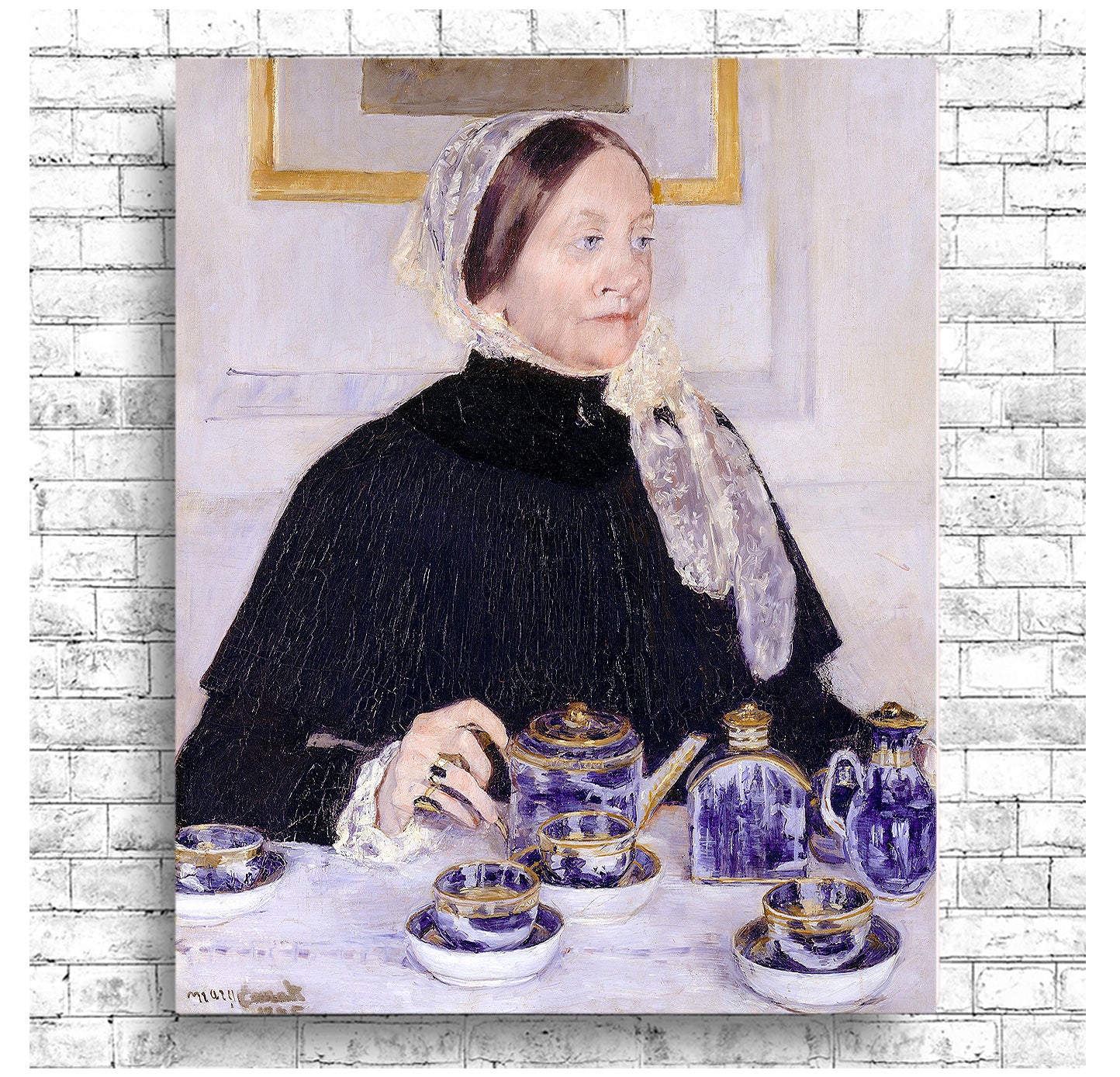 Lady at the Tea Table (1883–1885) by Mary Cassatt