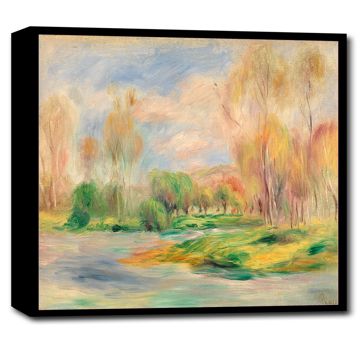 Landscape (Paysage) by Pierre Renoir - Buy Print Only or Mounted with Choice of Accent Color