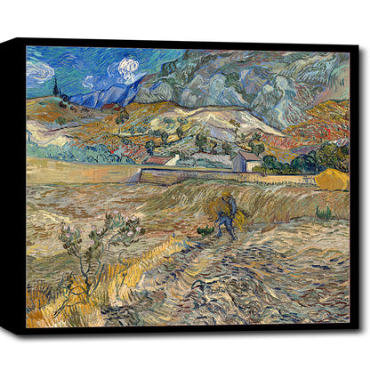 Landscape at Saint-Rémy by Vincent van Gogh - Buy Print Only or Mounted with Choice of Accent Color