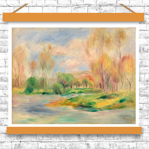 Landscape (Paysage) by Pierre Renoir - Buy Print Only or Mounted with Choice of Accent Color