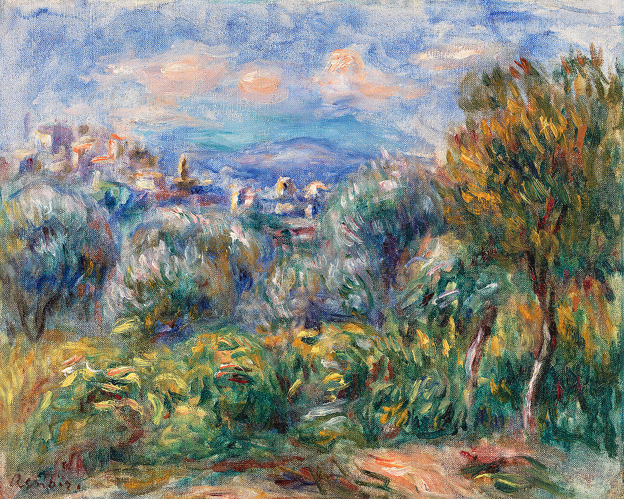 Landscape (Paysage) (1917) by Pierre Renoir - Buy Print Only or Mounted with Choice of Accent Color