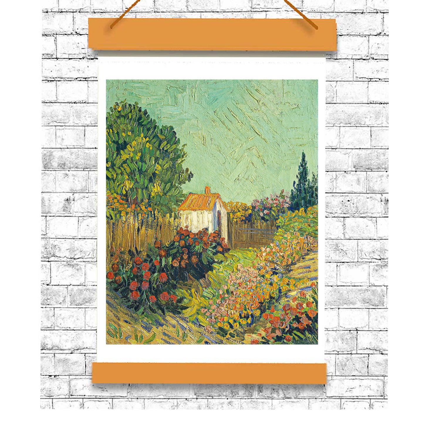 Landscape (ca. 1925-1928) by Vincent Van Gogh - Buy Print Only or Mounted with Choice of Accent Color
