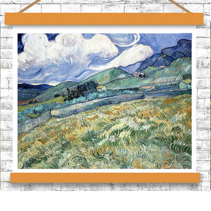Landscape from Saint-Rémy by Vincent van Gogh - Buy Print Only or Mounted with Choice of Accent Color