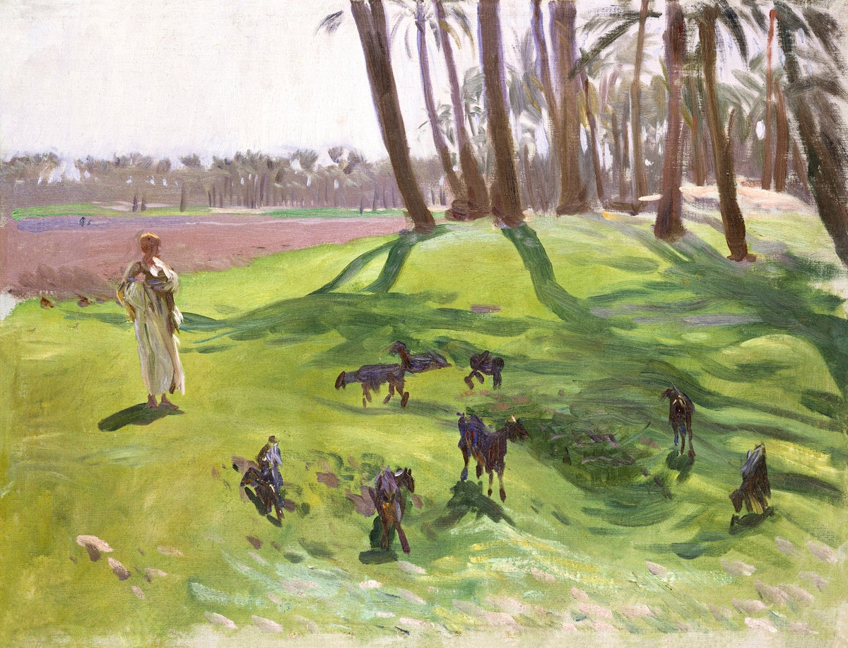 Landscape with Goatherd (ca. 1890–1891) by John Singer Sargent