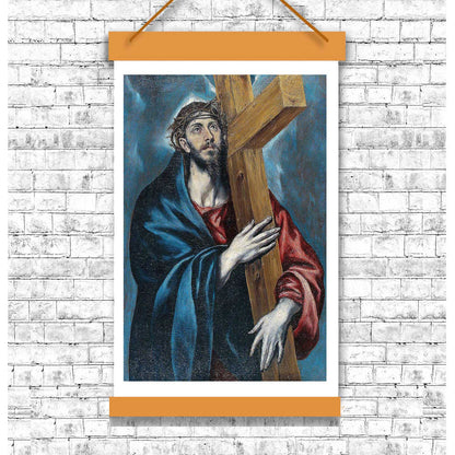 La obra representa a Jesucristo cargando by El Greco