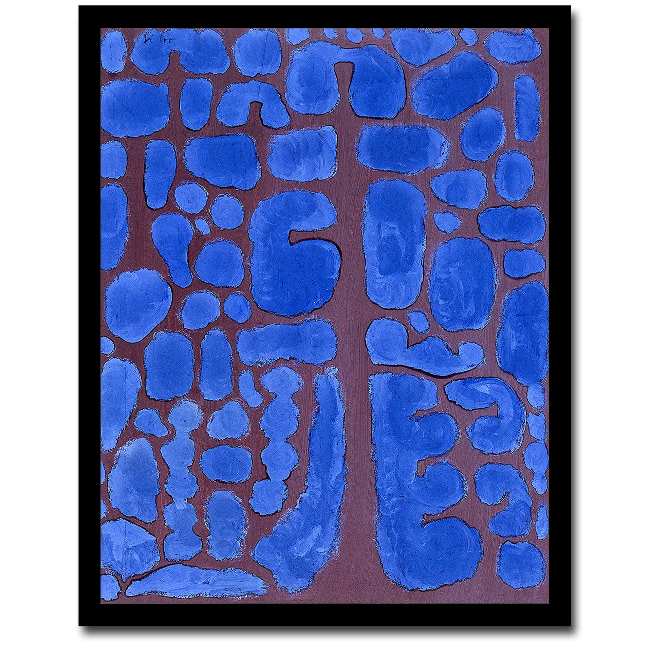 Late Evening Looking Out of the Woods by Paul Klee - Buy Print Only or Mounted with Choice of Accent Color