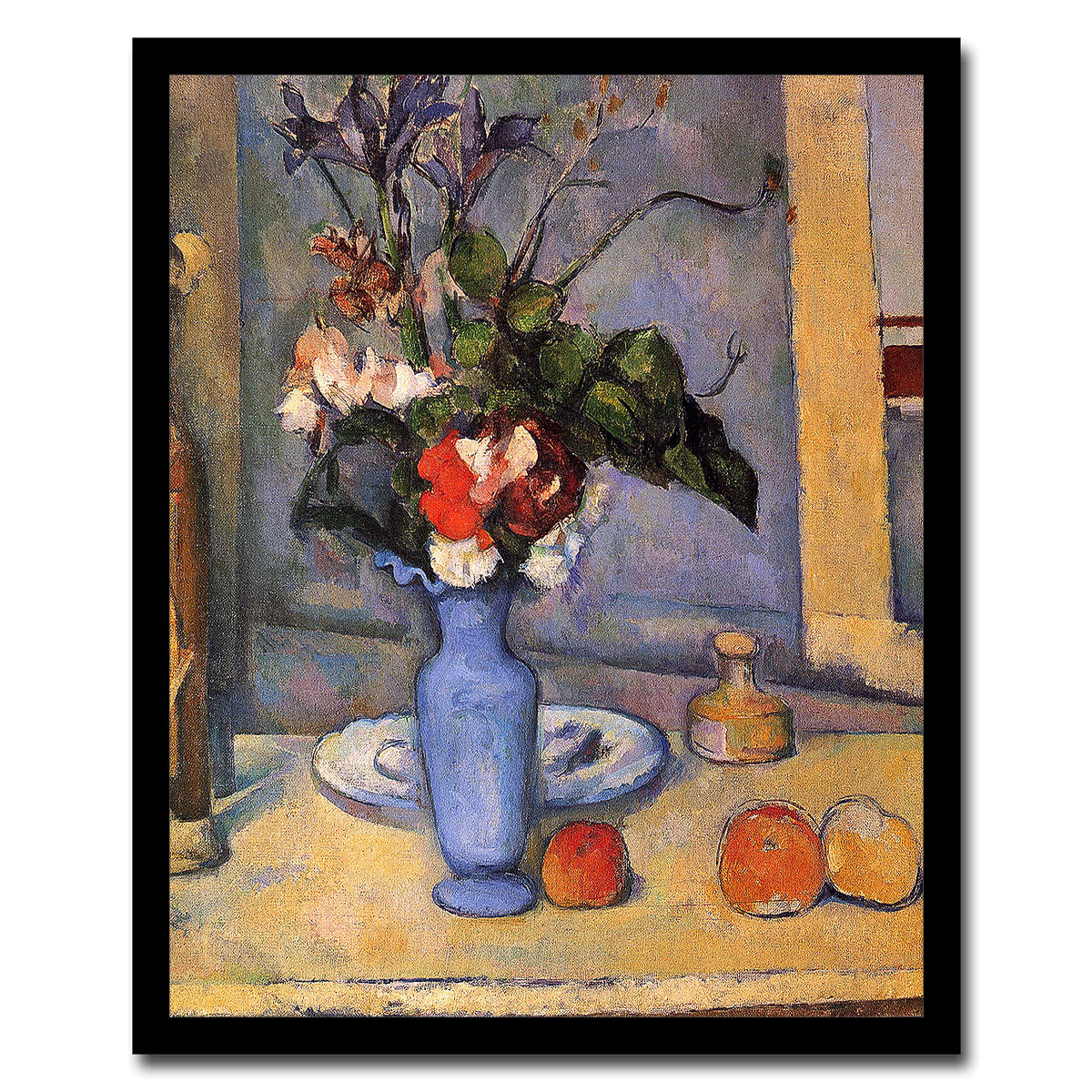 Le Vase bleu (1885-1887) by Paul Cezanne - Buy Print Only or Mounted with Choice of Accent Color