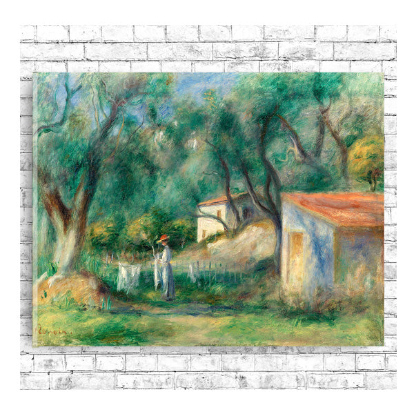 Le Cannet by Pierre Renoir - Buy Print Only or Mounted with Choice of Accent Color