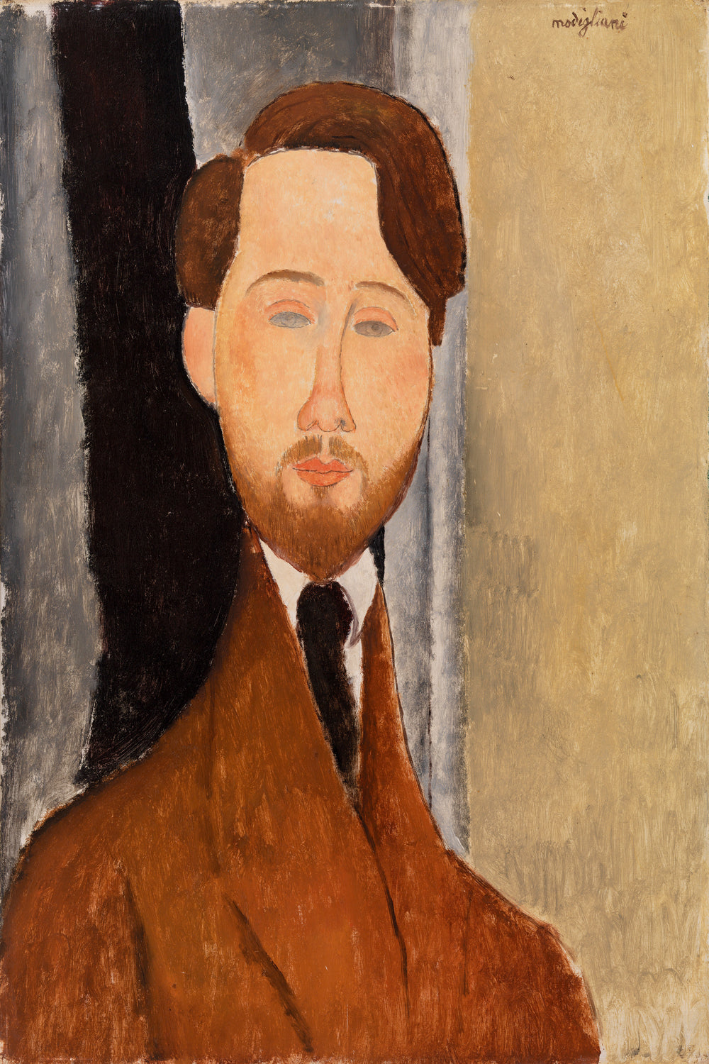 Léopold Zborowski by Amedeo Modiglian