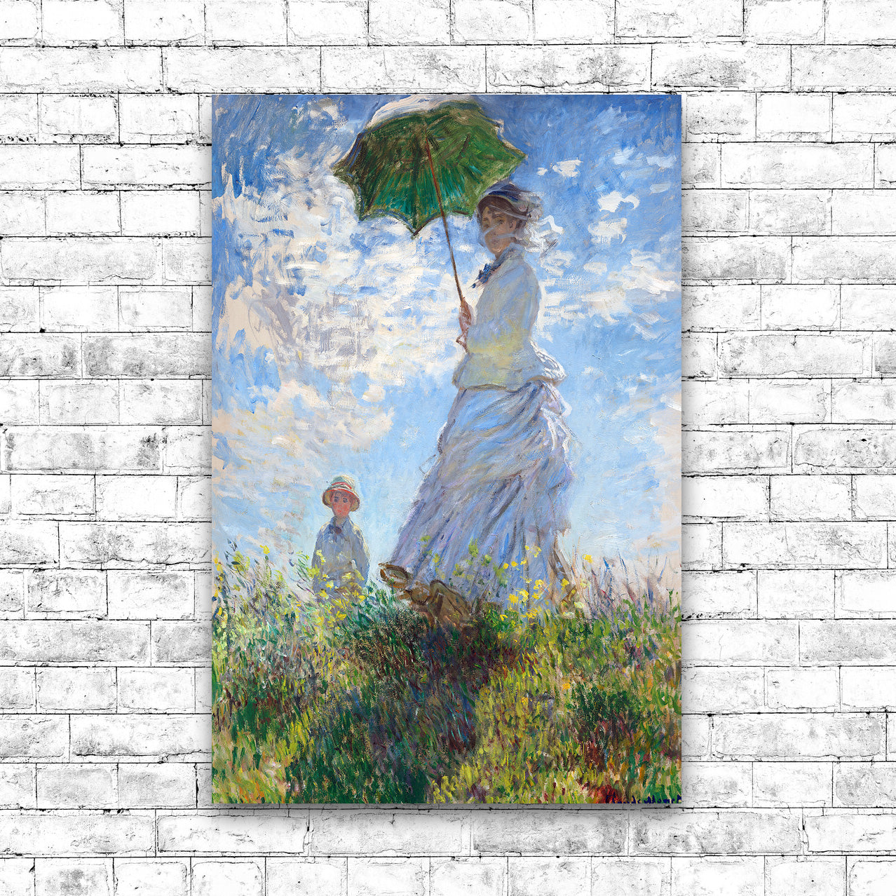 Madame Monet and Her Son (1875) by Claud Monet