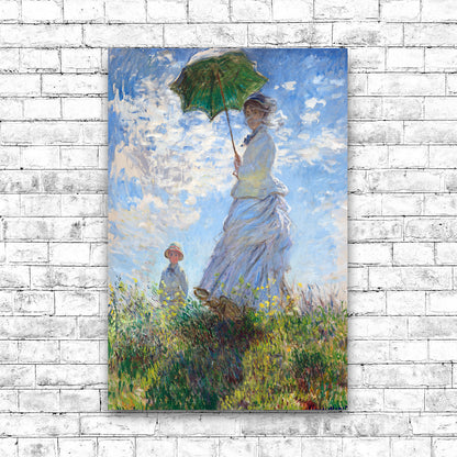 Madame Monet and Her Son (1875) by Claud Monet