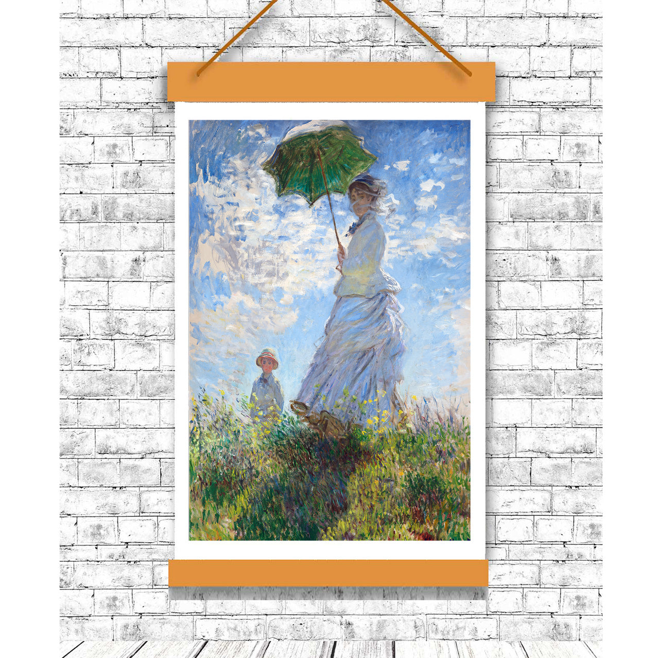 Madame Monet and Her Son (1875) by Claud Monet