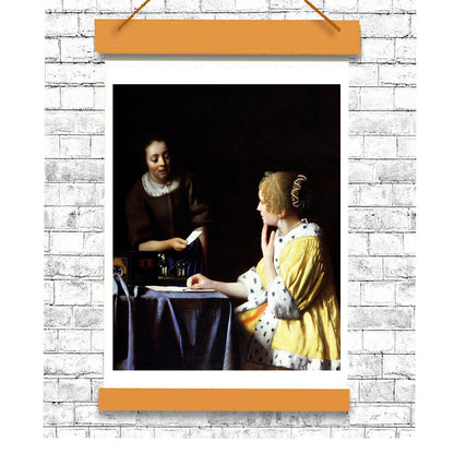 Mistress and Maid (ca. 1666–1667) by Johannes Vermeer