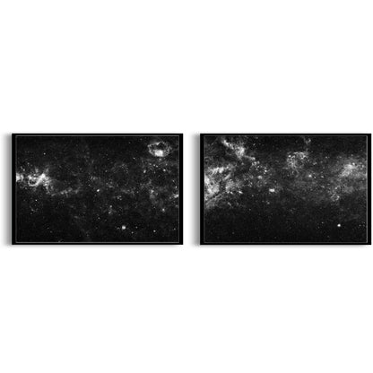 The Milky Way galaxy with the constellations Cassiopeia and Cepheus  | Choose Style | Size & Trim Color