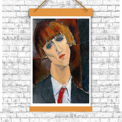 Madame Kisling by Amedeo Modiglian - Buy Print Only or Mounted with Choice of Border Color