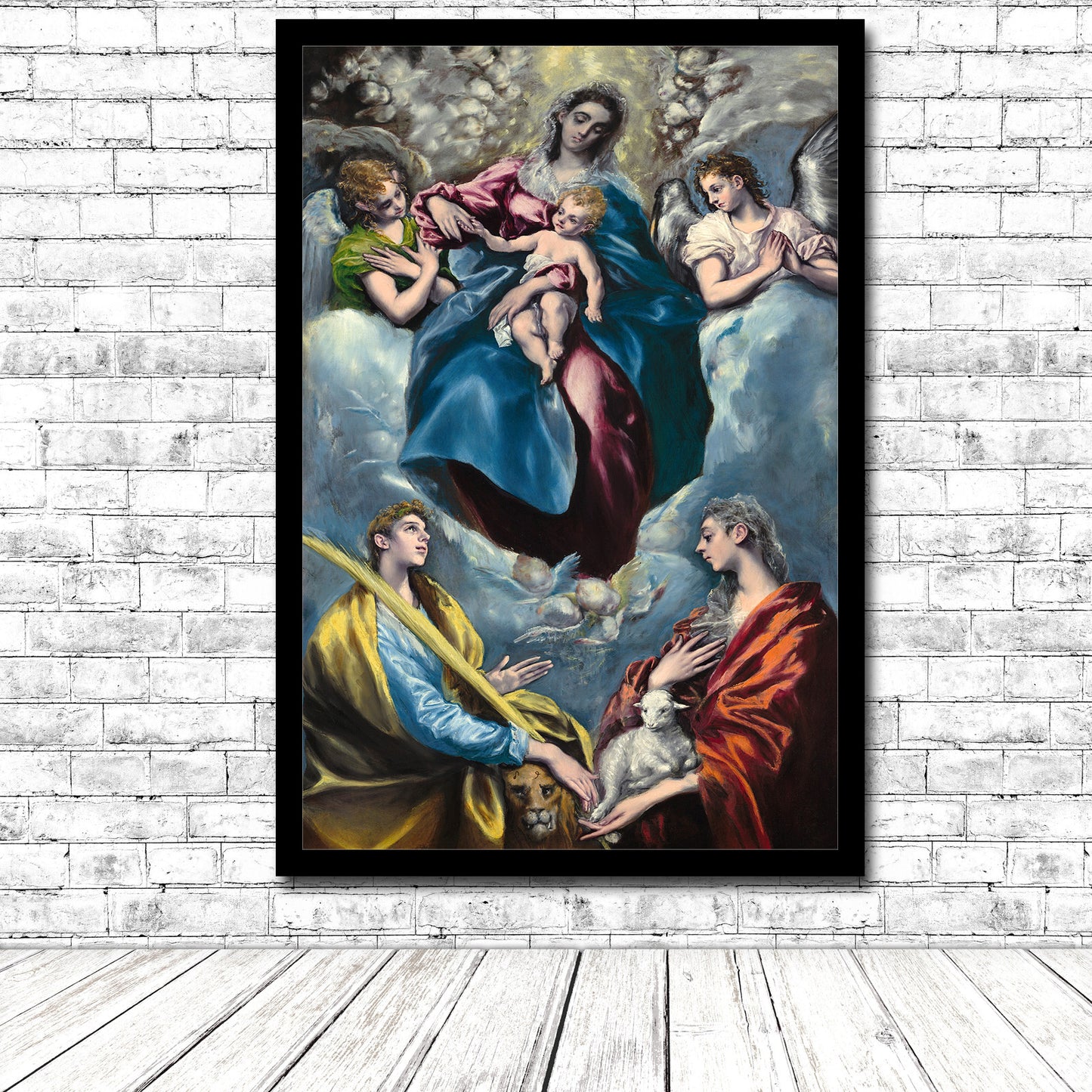 Madonna and Child with Saint Martina et al by El Greco