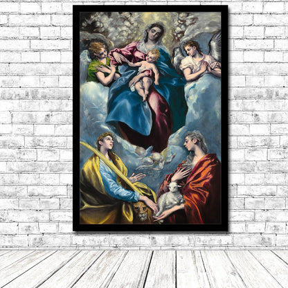 Madonna and Child with Saint Martina et al by El Greco