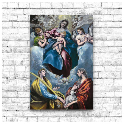 Madonna and Child with Saint Martina et al by El Greco